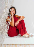 Load image into Gallery viewer, Woven Bow-Detail Ballet Flats - brown