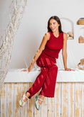 Load image into Gallery viewer, Zigzag Woven Mary Janes - green