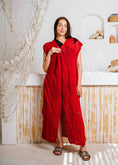 Load image into Gallery viewer, Summer Beach Knit Maxi Cardigan - red