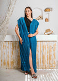 Load image into Gallery viewer, Summer Beach Knit Maxi Cardigan - blue