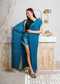 Load image into Gallery viewer, Summer Beach Knit Maxi Cardigan - blue
