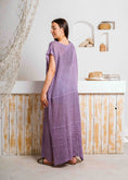 Load image into Gallery viewer, Summer Beach Knit Maxi Cardigan - purple
