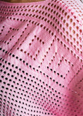 Load image into Gallery viewer, Summer Crochet Kaftan Short Dress - pink