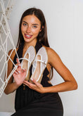 Load image into Gallery viewer, Sleek Mesh Pointed Mules - white