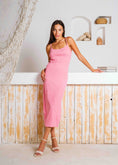 Load image into Gallery viewer, Elegant Ankle-Strap Mid Heels - beige