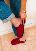 Load image into Gallery viewer, Premium Suede Clogs - maroon