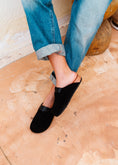 Load image into Gallery viewer, Premium Suede Clogs - black