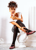 Load image into Gallery viewer, Essential Round-Toe Flats - maroon