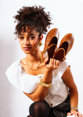 Load image into Gallery viewer, Essential Round-Toe Flats - camel