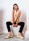 Load image into Gallery viewer, Elegant Horsebit Flat - beige