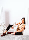Load image into Gallery viewer, Classic High-Shine Flat Shoes - maroon