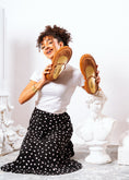 Load image into Gallery viewer, Chunky Suede Mary Loafers - brown
