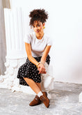 Load image into Gallery viewer, Chic Suede Lace-Up Oxfords - brown