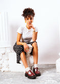 Load image into Gallery viewer, Urban Chunky T-Strap Loafers - maroon