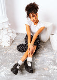 Load image into Gallery viewer, Lug-Sole Mary Jane Loafers - black