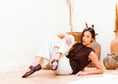 Load image into Gallery viewer, Glossy Croc-Effect Strap Flats - maroon
