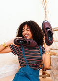 Load image into Gallery viewer, Urban Platform Double-Strap Loafers - maroon