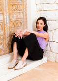 Load image into Gallery viewer, Minimalist Suede Side-Slit Flats - brown
