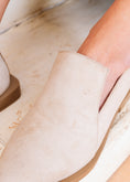 Load image into Gallery viewer, Minimalist Suede Side-Slit Flats - brown
