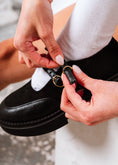 Load image into Gallery viewer, Dual-Strap Chunky Mary Loafers - black