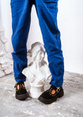 Load image into Gallery viewer, Studded Suede T-Strap Mary Loafers - black