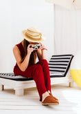 Load image into Gallery viewer, Woven Closed-Toe Mules - camel