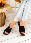 Load image into Gallery viewer, The Riviera V-Cut Slide - black