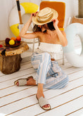Load image into Gallery viewer, The Riviera V-Cut Slide - light gray
