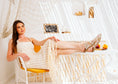 Load image into Gallery viewer, Wildflower Mesh Mules - white