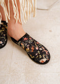 Load image into Gallery viewer, Wildflower Mesh Mules - black