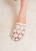 Load image into Gallery viewer, Boho Floral Mesh Mules - white