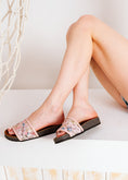 Load image into Gallery viewer, Wildflower Single-Strap Slides - pink