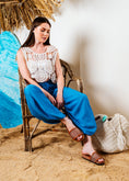 Load image into Gallery viewer, Lattice Net Cork-Sole Slides - camel