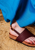 Load image into Gallery viewer, Comfort Slingback Slides - maroon