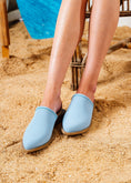 Load image into Gallery viewer, Classic Matte Pointed Mules - blue