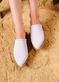 Load image into Gallery viewer, Classic Matte Pointed Mules - purple