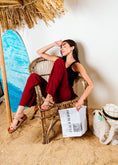 Load image into Gallery viewer, Isla Double-Buckle Slide - cafe