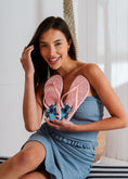 Load image into Gallery viewer, Stitch Print Flip Flops - pink