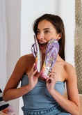 Load image into Gallery viewer, Unicorn Print Flip Flops - purple
