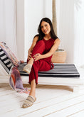 Load image into Gallery viewer, Plaid Textured Mules - beige