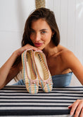 Load image into Gallery viewer, Textured Woven Ballerinas - pink