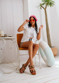 Load image into Gallery viewer, Summer Shell Flat Slides - camel