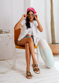 Load image into Gallery viewer, Summer Shell Flat Slides - olive