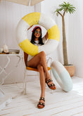 Load image into Gallery viewer, Summer Shell Flat Slides - brown