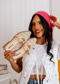 Load image into Gallery viewer, Multi-Weave Mary Jane Mules - pink