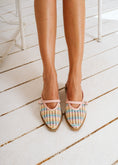 Load image into Gallery viewer, Multi-Weave Mary Jane Mules - pink