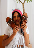 Load image into Gallery viewer, Two-Tone Studded Slide - brown
