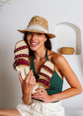 Load image into Gallery viewer, Studded Multi-Strap Sandals - maroon