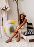 Load image into Gallery viewer, Airy Mesh Espadrille Mules - cafe
