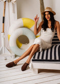 Load image into Gallery viewer, Airy Mesh Espadrille Mules - brown